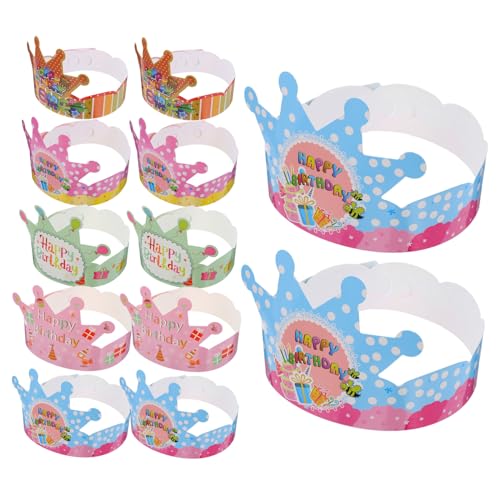 KAILIKETIY 100 Stück Teiliges Kindergeburtstags Partyset mit Bunten Papierkronen Vielseitige Geburtstagskopfbedeckungen für Jungen und Mädchen Farbenfrohe Dekoration für Kinderfeiern Leichte KAILIKETIY 100 Stück Teiliges Kindergeburtstags Partyset mit Bunten Papierkronen Vielseitige Geburtstagskopfbedeckungen für Jungen und Mädchen Farbenfrohe Dekoration für Kinderfeiern Leichte von KAILIKETIY