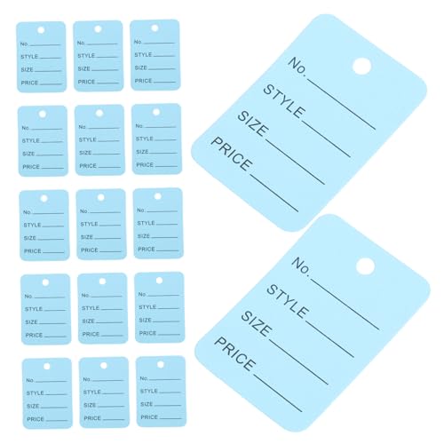 KAILIKETIY 1000 Stück Preisschild Tag Schmucketikett beschreibbare Etiketten hängende Etiketten Schmuckanhänger zum Aufhängen Tags für Schmuck Markierungsetikett Schmuck Tags Papier Blau KAILIKETIY 1000 Stück Preisschild Tag Schmucketikett beschreibbare Etiketten hängende Etiketten Schmuckanhänger zum Aufhängen Tags für Schmuck Markierungsetikett Schmuck Tags Papier Blau von KAILIKETIY