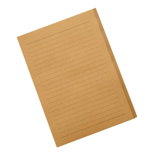 KAILIKETIY 100Blätter Vintage Briefpapier Kraftpapier Elegantes Dickes Schreiben Für Briefe Notizen Und Gedichte Klassisches Design Tiefem Für von KAILIKETIY