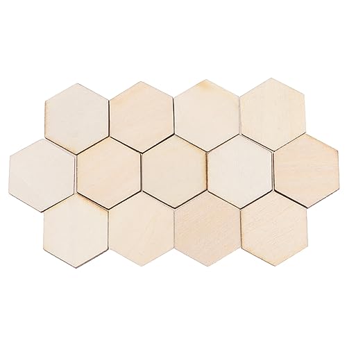 KAILIKETIY 100Stück Sechseckige Holzformen DIY Ornamente Hochwertigem Holz für Kreative Dekorationen bei Hochzeit Geburtstag und Weihnachten für Bastelprojekte KAILIKETIY 100Stück Sechseckige Holzformen DIY Ornamente Hochwertigem Holz für Kreative Dekorationen bei Hochzeit Geburtstag und Weihnachten für Bastelprojekte von KAILIKETIY