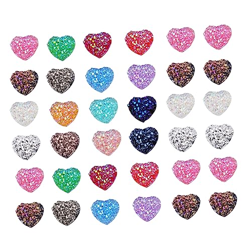 KAILIKETIY 100Stücke Herzform Strassaufkleber Harz Dekorative DIY Sticker für Bastelprojekte Hitzebeständig für Scrapbooking und Geschenkverpackungen KAILIKETIY 100Stücke Herzform Strassaufkleber Harz Dekorative DIY Sticker für Bastelprojekte Hitzebeständig für Scrapbooking und Geschenkverpackungen von KAILIKETIY