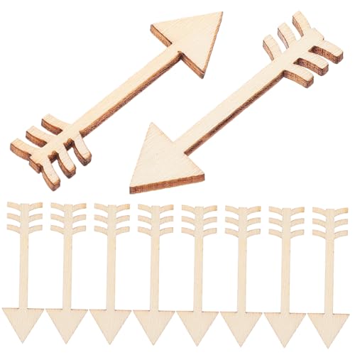 KAILIKETIY 100Stücke Hölzerne Pfeilformen für DIY Holzverzierungen Unvollendete Handwerksscheiben für Kreative Dekorationen und Hochzeitszubehör Lange Holzstücke KAILIKETIY 100Stücke Hölzerne Pfeilformen für DIY Holzverzierungen Unvollendete Handwerksscheiben für Kreative Dekorationen und Hochzeitszubehör Lange Holzstücke von KAILIKETIY