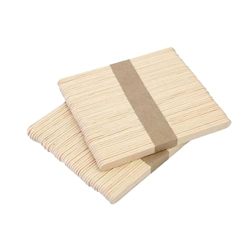 KAILIKETIY 100Stücke Holzstäbchen für DIY Handwerk Natürliche Eisstiele Holz für Bastelprojekte Gruppenaktivitäten und Schulprojekte KAILIKETIY 100Stücke Holzstäbchen für DIY Handwerk Natürliche Eisstiele Holz für Bastelprojekte Gruppenaktivitäten und Schulprojekte von KAILIKETIY