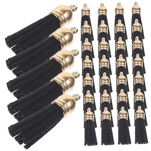 KAILIKETIY 100Stücke Lederquasten Anhänger für DIY Schlüsselbund Ohrringe Handtaschen Hochwertige Quasten Verschiedenen Farben für Bastelprojekte KAILIKETIY 100Stücke Lederquasten Anhänger für DIY Schlüsselbund Ohrringe Handtaschen Hochwertige Quasten Verschiedenen Farben für Bastelprojekte von KAILIKETIY