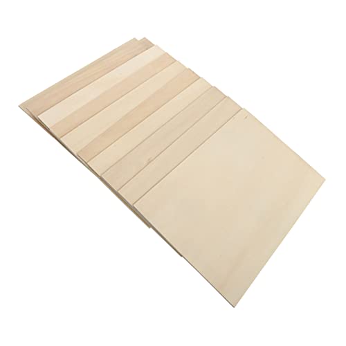KAILIKETIY 10Stücke Basswood Sperrholz Platten DIY Holzhandwerk Modell für Pyrographie und Bastelprojekte für Kreative Anlässe und Familienaktivitäten KAILIKETIY 10Stücke Basswood Sperrholz Platten DIY Holzhandwerk Modell für Pyrographie und Bastelprojekte für Kreative Anlässe und Familienaktivitäten von KAILIKETIY