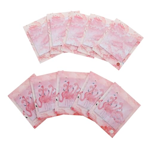KAILIKETIY 10Stücke Cherry Blossom Haftnotizen Kreative Mädchen Herz Aufkleber für Schule und Büro Wiederverwendbare Notizen im Girly Stil von KAILIKETIY