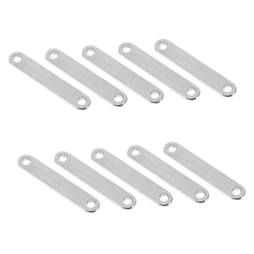 KAILIKETIY 10Stücke DIY Anhänger Armbandverschlüsse für Schmuckherstellung Rechteckige Verbindungselemente für und Armbänder Langlebig und Vielseitig KAILIKETIY 10Stücke DIY Anhänger Armbandverschlüsse für Schmuckherstellung Rechteckige Verbindungselemente für und Armbänder Langlebig und Vielseitig von KAILIKETIY