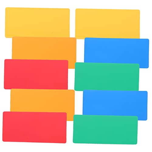 KAILIKETIY 10Stücke Farbige Magnet Memo Tags Löschbare Etiketten für Whiteboard Classroom und Lager Wiederverwendbar von KAILIKETIY