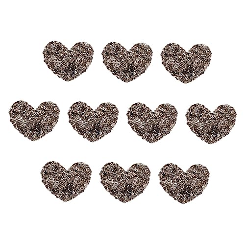 KAILIKETIY 10Stücke Herzförmige Strass Patches Aufbügelbare Applikationen für Kleidung Schimmernde Strass Aufkleber Bekleidungszubehör für DIY Projekte und KAILIKETIY 10Stücke Herzförmige Strass Patches Aufbügelbare Applikationen für Kleidung Schimmernde Strass Aufkleber Bekleidungszubehör für DIY Projekte und von KAILIKETIY