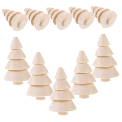 KAILIKETIY 10Stücke Holz Weihnachtsbaum Bastelset Unvollendete zum Bemalen Holzdekoration für Weihnachten DIY Weihnachtsbaum für Festliche Anlässe Vielseitige KAILIKETIY 10Stücke Holz Weihnachtsbaum Bastelset Unvollendete zum Bemalen Holzdekoration für Weihnachten DIY Weihnachtsbaum für Festliche Anlässe Vielseitige von KAILIKETIY