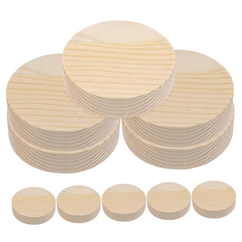 KAILIKETIY 10Stücke Holzscheiben Unlackierte DIY Holzverzierungen Für Handmalerei Basteln Foto Requisiten Und Hochzeitsdekorationen Naturholz Für Projekte von KAILIKETIY
