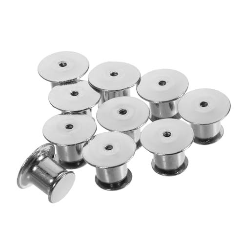 KAILIKETIY 10Stücke Metallverschluss Pin Backs für Anstecknadeln Namensschilder und Abzeichen Weiß Nickel Robust und Leicht zu Verwenden für Taschen und Hüte KAILIKETIY 10Stücke Metallverschluss Pin Backs für Anstecknadeln Namensschilder und Abzeichen Weiß Nickel Robust und Leicht zu Verwenden für Taschen und Hüte von KAILIKETIY