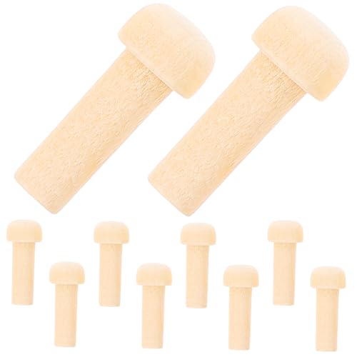KAILIKETIY 10Stücke Mini Holzstifte Hochwertigem Holz Unvollendete Holzhandwerk Zubehör für Kreative DIY Projekte für Möbel und Spielzeugbau KAILIKETIY 10Stücke Mini Holzstifte Hochwertigem Holz Unvollendete Holzhandwerk Zubehör für Kreative DIY Projekte für Möbel und Spielzeugbau von KAILIKETIY