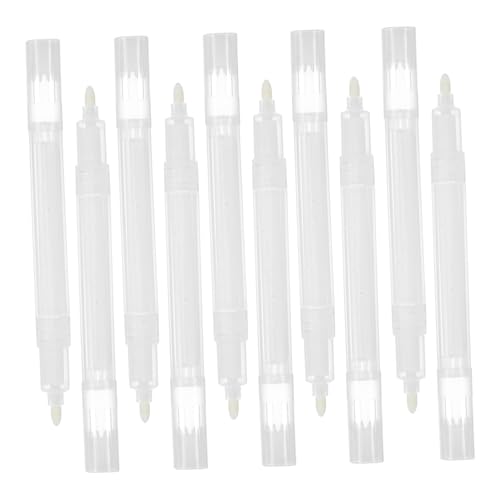 KAILIKETIY 10Stücke Nachfüllbare Acrylmarker Leere Graffiti Stifte mit Rundkopf zum Selbstbefüllen Vielseitig für Marker Feinstifte und Ölstifte Kunstwerke und DIY von KAILIKETIY