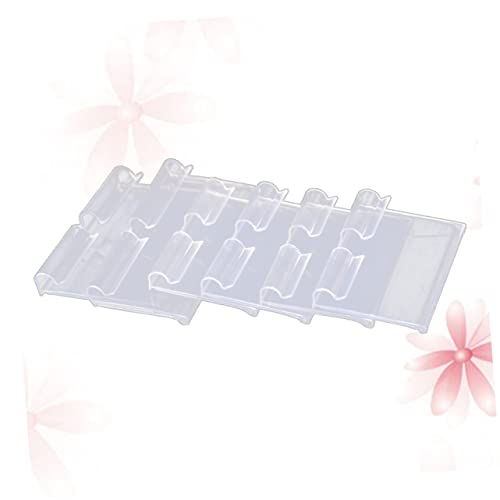 KAILIKETIY 10Stücke PVC Preisschildhalter Transparent Robuste Etikettenhalter Für Supermärkte Geschäfte Und Malls Für Preisauszeichnungen Und Warenpräsentation von KAILIKETIY