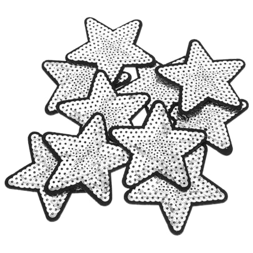 KAILIKETIY 10Stücke Pailletten Stern Aufnäher Applikationen für DIY Bügel Patches für Kleidung Rucksäcke Hüte Jeans und Jacken Vielseitige Bastel Accessoires zur Dekoration KAILIKETIY 10Stücke Pailletten Stern Aufnäher Applikationen für DIY Bügel Patches für Kleidung Rucksäcke Hüte Jeans und Jacken Vielseitige Bastel Accessoires zur Dekoration von KAILIKETIY