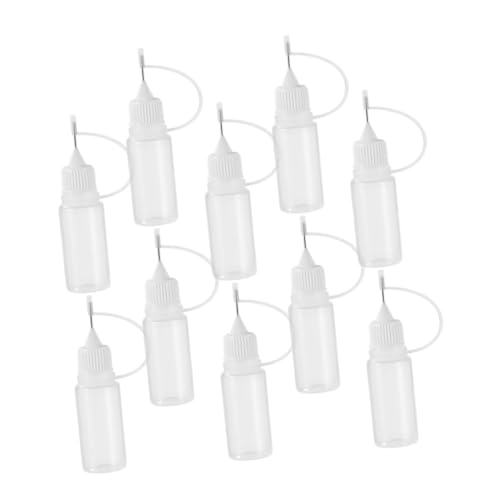 KAILIKETIY 10Stücke Präzisions Tropfflaschen mit Feiner Spitze für Präzise Flüssigkeitsanwendungen Ölspender und Kleberflasche für Handwerk und DIY KAILIKETIY 10Stücke Präzisions Tropfflaschen mit Feiner Spitze für Präzise Flüssigkeitsanwendungen Ölspender und Kleberflasche für Handwerk und DIY von KAILIKETIY