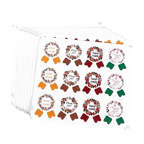 KAILIKETIY 10Stücke Selbstklebende Lippenbalsam Etiketten für DIY Lipgloss Leicht Abziehbar Umweltfreundliches Geeignet für Glatte Oberflächen Dekoratives Design von KAILIKETIY