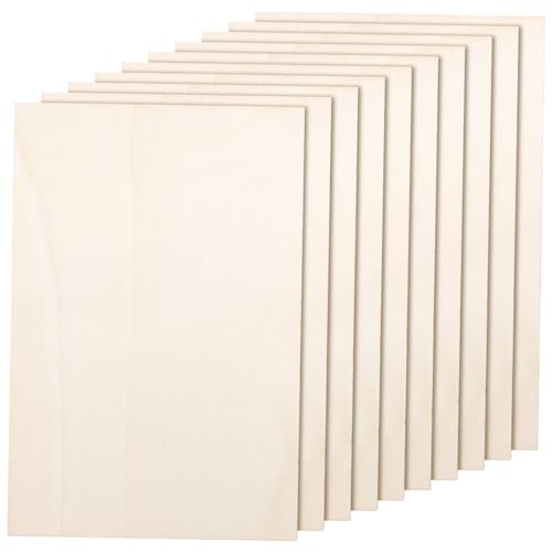 KAILIKETIY 10Stücke Unbehandelte Holzbretter Leere DIY Holzplatten für Bastelarbeiten zum Malen und Gravieren für Kreative Projekte KAILIKETIY 10Stücke Unbehandelte Holzbretter Leere DIY Holzplatten für Bastelarbeiten zum Malen und Gravieren für Kreative Projekte von KAILIKETIY
