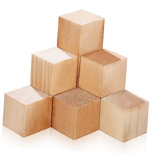 KAILIKETIY 10Stücke Unfertige Holzwürfel Für DIY Bastelprojekte Holzblöcke Zum Kreativen Gestalten Interaktive Spielzeuge Für Gemeinsamen Basteln KAILIKETIY 10Stücke Unfertige Holzwürfel Für DIY Bastelprojekte Holzblöcke Zum Kreativen Gestalten Interaktive Spielzeuge Für Gemeinsamen Basteln von KAILIKETIY
