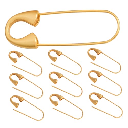 KAILIKETIY 10Stücke Zinklegierungs Sicherheitsstifte für DIY Handwerksprojekte Metallsicherheitsstifte für Schmuckherstellung und Kleidung für Broschen und Kreative KAILIKETIY 10Stücke Zinklegierungs Sicherheitsstifte für DIY Handwerksprojekte Metallsicherheitsstifte für Schmuckherstellung und Kleidung für Broschen und Kreative von KAILIKETIY