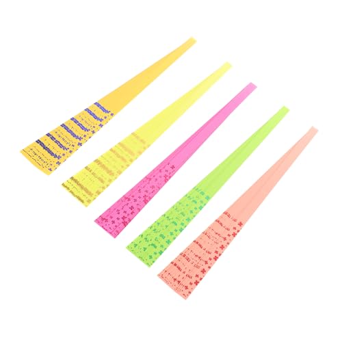 KAILIKETIY 10Taschen DIY Sternfaltpapierstreifen Beutel Dekorative Origami Papiere Leuchtenden Farben für Bastelprojekte und Kreative Kunstwerke für Partys von KAILIKETIY