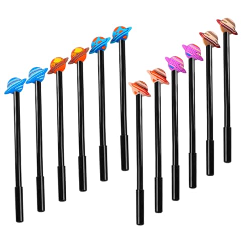 KAILIKETIY 12 Stück Kreative Gelstifte für Schüler Ergonomische Radierbare Kugelschreiber in Bunten Planetendesigns für Schule und Basteln KAILIKETIY 12 Stück Kreative Gelstifte für Schüler Ergonomische Radierbare Kugelschreiber in Bunten Planetendesigns für Schule und Basteln von KAILIKETIY