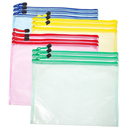KAILIKETIY 12Stücke Aktentaschen mit Reißverschluss Wasserdichter Dokumentenbeutel für Papiere Vielseitiger Schreibwaren Organizer für Bürobedarf und Quittungen KAILIKETIY 12Stücke Aktentaschen mit Reißverschluss Wasserdichter Dokumentenbeutel für Papiere Vielseitiger Schreibwaren Organizer für Bürobedarf und Quittungen von KAILIKETIY