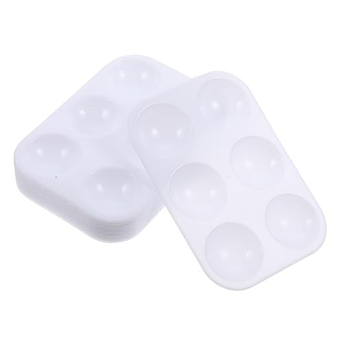 KAILIKETIY 12Stücke Teiliges Aquarell Mischpaletten Plastik Praktische Malpalette mit Fächern für Künstler und Handwerk für Wasserfarben Wiederverwendbar und Einfach KAILIKETIY 12Stücke Teiliges Aquarell Mischpaletten Plastik Praktische Malpalette mit Fächern für Künstler und Handwerk für Wasserfarben Wiederverwendbar und Einfach von KAILIKETIY