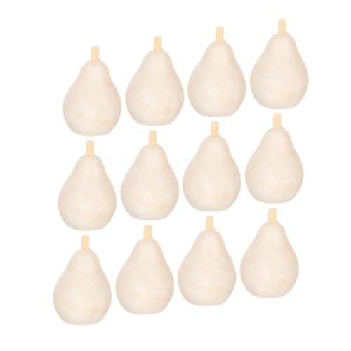 KAILIKETIY 12Stücke Unbemalte Holzfrüchte zum Basteln DIY Obstornamente Natürlichem Holz für Kreative Malprojekte KAILIKETIY 12Stücke Unbemalte Holzfrüchte zum Basteln DIY Obstornamente Natürlichem Holz für Kreative Malprojekte von KAILIKETIY