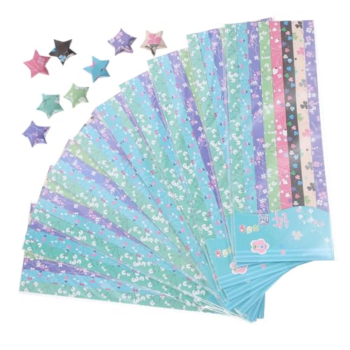 KAILIKETIY 1360Stücke Faltpapier Teile Origami Papiere für DIY Bastelprojekte für Bastelideen zur Stressreduktion Fingerfertigkeit von KAILIKETIY
