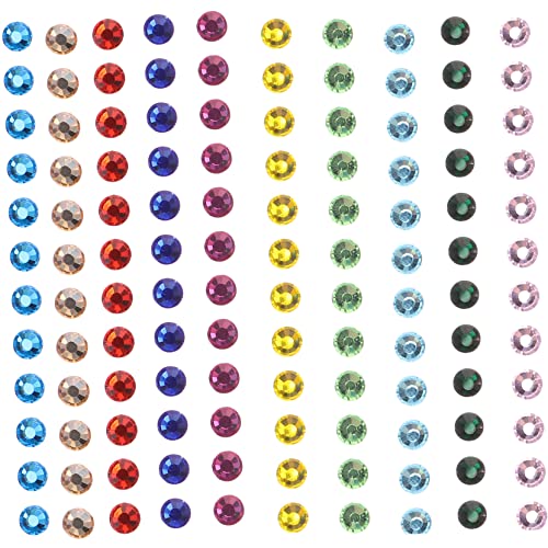KAILIKETIY 1440Stücke Strasssteine Für Nageldesign Flachrückige DIY Ornamente Für Maniküre Und Nail Art Einfach Zu Bedienen Bunten Farben Erhältlich von KAILIKETIY