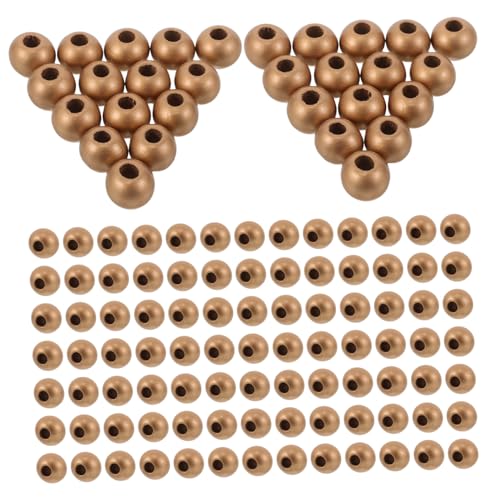 KAILIKETIY 150 Stück Holzperlen Großes Loch Runde Abstandshalterperlen Gefärbt Für DIY Schmuck Handwerk Armbänder Schlüsselanhänger Wohnkultur KAILIKETIY 150 Stück Holzperlen Großes Loch Runde Abstandshalterperlen Gefärbt Für DIY Schmuck Handwerk Armbänder Schlüsselanhänger Wohnkultur von KAILIKETIY