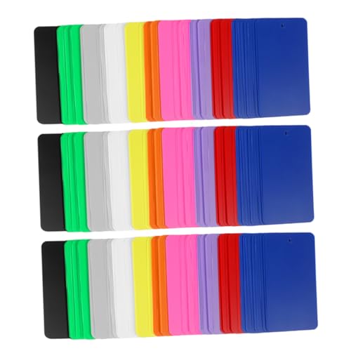 KAILIKETIY 150 Stück Pvc Etiketten Blanke Etiketten Für Verpackungen Gepäckanhänger Gepäckidentifikationsanhänger Namensschilder Verpackungsanhänger Gepäckanhänger Artikelanhänger von KAILIKETIY