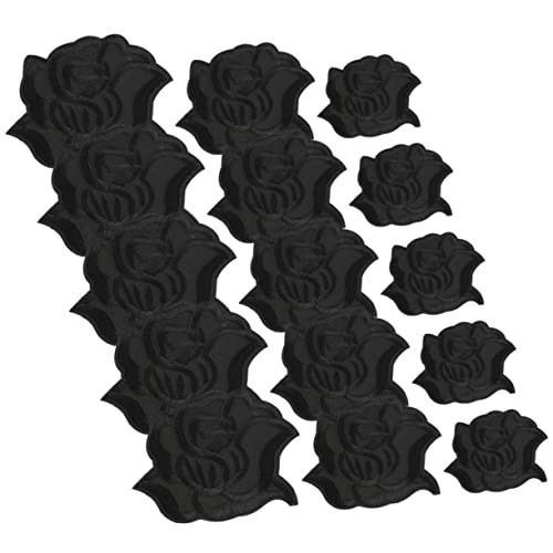 KAILIKETIY 15Stücke Teiliges Blumenmuster Patches Hochwertige Stickpatches für Kleidung Taschen und Hüte Geeignet für DIY Reparaturen und Dekoration von KAILIKETIY