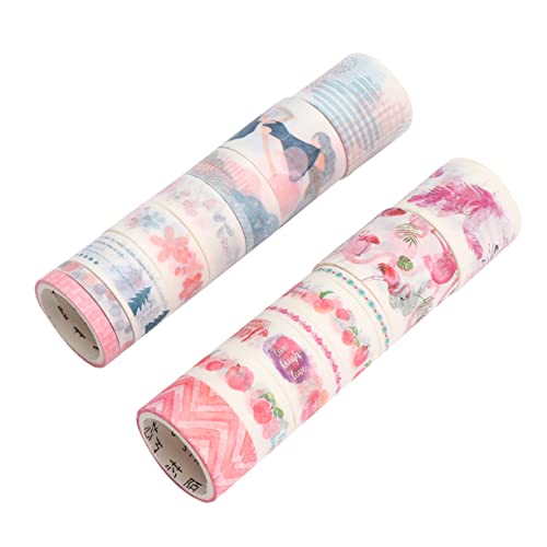 KAILIKETIY 16Rollen Washi Tape Dekorative Papierbänder für Scrapbooking Journaling Langlebiges und Vielseitiges Klebeband für DIY Projekte und Persönliche Planer von KAILIKETIY