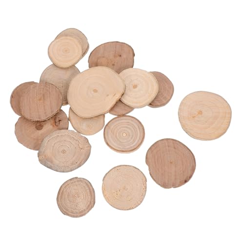 KAILIKETIY 18 Stück Unlackierte Holzscheiben für Diy Dekorationen Runde Formen für Heimdekoration Gartenlandschaft und Handwerksprojekte für Bastelarbeiten KAILIKETIY 18 Stück Unlackierte Holzscheiben für Diy Dekorationen Runde Formen für Heimdekoration Gartenlandschaft und Handwerksprojekte für Bastelarbeiten von KAILIKETIY