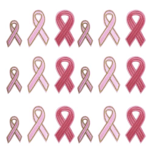 KAILIKETIY 18Stücke Teiliges Rosa Schleifen Patches Aufbügelbare Applikationen für Kreative Kleidungsdekoration für Jeans Hemden und Accessoires zum Reparieren und Verschönern KAILIKETIY 18Stücke Teiliges Rosa Schleifen Patches Aufbügelbare Applikationen für Kreative Kleidungsdekoration für Jeans Hemden und Accessoires zum Reparieren und Verschönern von KAILIKETIY