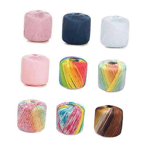 KAILIKETIY 1Rolle Baumwollgarn Weiches Strickgarn für DIY zum Häkeln von Schals Mützen und Accessoires Pastellfarben Handarbeit Materialien KAILIKETIY 1Rolle Baumwollgarn Weiches Strickgarn für DIY zum Häkeln von Schals Mützen und Accessoires Pastellfarben Handarbeit Materialien von KAILIKETIY