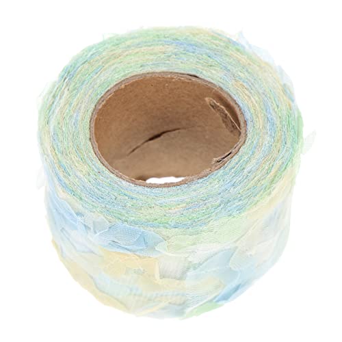 KAILIKETIY 1Rolle Chiffon Rosendekoration für DIY Bekleidung Spitze Yards Farbenfroh für Haarschmuck und Kreative Projekte Bringt Frischen Charme Ihre Designs von KAILIKETIY