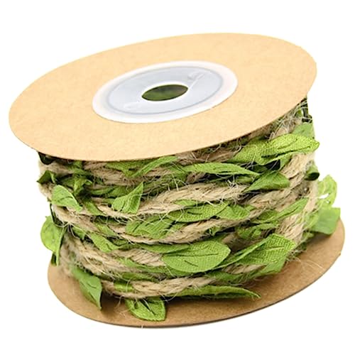 KAILIKETIY 1Rolle Grünes Blattband Lanyardband für Geschenkverpackung und DIY Deko und Garten Wiederverwendbar und Langlebig KAILIKETIY 1Rolle Grünes Blattband Lanyardband für Geschenkverpackung und DIY Deko und Garten Wiederverwendbar und Langlebig von KAILIKETIY