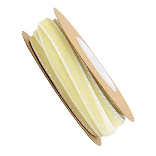 KAILIKETIY 1Rolle Hochwertiges Flocking Ribbon für DIY Geschenkverpackung und Dekoration Beige Langlebiges Stoffband für Kleidung Kopfbedeckungen und Festlichkeiten KAILIKETIY 1Rolle Hochwertiges Flocking Ribbon für DIY Geschenkverpackung und Dekoration Beige Langlebiges Stoffband für Kleidung Kopfbedeckungen und Festlichkeiten von KAILIKETIY