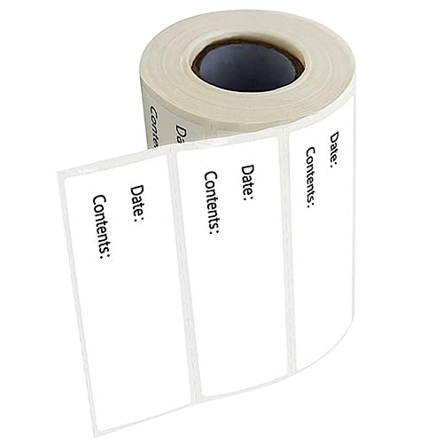KAILIKETIY 1Rolle Lebensmitteletiketten Rolleneinheit Selbstklebende Aufkleber für Flaschen und Behälter Beschreibbar für Gefrierschrank Praktische KAILIKETIY 1Rolle Lebensmitteletiketten Rolleneinheit Selbstklebende Aufkleber für Flaschen und Behälter Beschreibbar für Gefrierschrank Praktische von KAILIKETIY