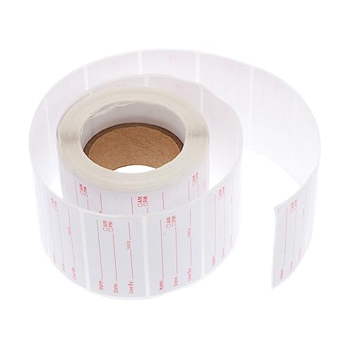 KAILIKETIY 1Rolle Selbstklebende Etikettenrolle Für Lebensmittelbeschriftung Wiederverwendbare Markierte Aufkleber Für Marmeladengläser Gewürzgläser Und Aufbewahrung KAILIKETIY 1Rolle Selbstklebende Etikettenrolle Für Lebensmittelbeschriftung Wiederverwendbare Markierte Aufkleber Für Marmeladengläser Gewürzgläser Und Aufbewahrung von KAILIKETIY