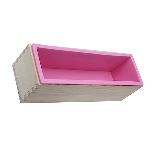 KAILIKETIY 1Satz DIY Seifenform Praktische Holzform für Handgemachte Seifenherstellung Rosa Langlebig Einfach zu Reinigen für Seifenliebhaber von KAILIKETIY