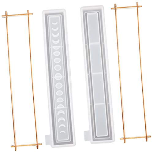 KAILIKETIY 1Satz Mondphasen Silikonform für DIY Aufbewahrungsboxen Gießform für Weihrauchbox Schmuckbox und Mehr Kreative Bastelideen für von KAILIKETIY
