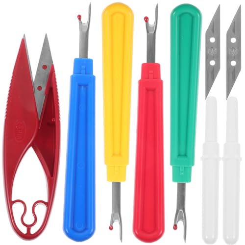 KAILIKETIY 1Satz Nähwerkzeug Teiliges Nahttrenner Kit für DIY Kreuzstich Fadenschneider und Nahttrenner für Nähmaschinenanfänger und Handarbeiten KAILIKETIY 1Satz Nähwerkzeug Teiliges Nahttrenner Kit für DIY Kreuzstich Fadenschneider und Nahttrenner für Nähmaschinenanfänger und Handarbeiten von KAILIKETIY