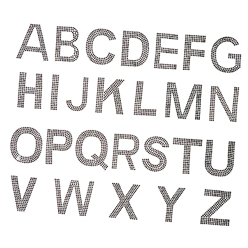 KAILIKETIY 1Satz Teilige Strass Applikation Patches für DIY Alphabet Buchstaben Aufnäher zum Aufbügeln für Kleidung Taschen Hüte und Bastelprojekte Hochwertige Verarbeitung KAILIKETIY 1Satz Teilige Strass Applikation Patches für DIY Alphabet Buchstaben Aufnäher zum Aufbügeln für Kleidung Taschen Hüte und Bastelprojekte Hochwertige Verarbeitung von KAILIKETIY
