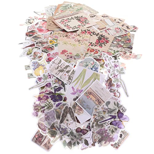 KAILIKETIY 1Satz Vintage DIY Set mit Pflanzen und Blumenmotiven Selbstklebendes Handkontopapier für Scrapbooking und Bastelprojekte pro Packung für Persönliche KAILIKETIY 1Satz Vintage DIY Set mit Pflanzen und Blumenmotiven Selbstklebendes Handkontopapier für Scrapbooking und Bastelprojekte pro Packung für Persönliche von KAILIKETIY