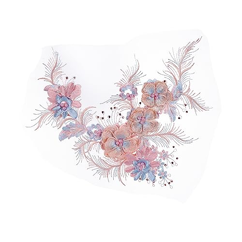 KAILIKETIY 1Stück Kleid Patch mit Perlen Handgemachte Dekoration für Kleidung für Qipao und Abendgarderobe Helle Farben Langlebig und DIY Bastelbedarf KAILIKETIY 1Stück Kleid Patch mit Perlen Handgemachte Dekoration für Kleidung für Qipao und Abendgarderobe Helle Farben Langlebig und DIY Bastelbedarf von KAILIKETIY
